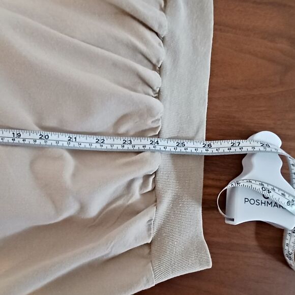 Quitman USA Patriotic Heart w Two Bunnies Graphic Tan Banded Bottom Pullover  XL - Picture 7 of 10